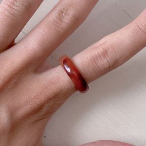 NWOT resin glass ring altar d’state inspired